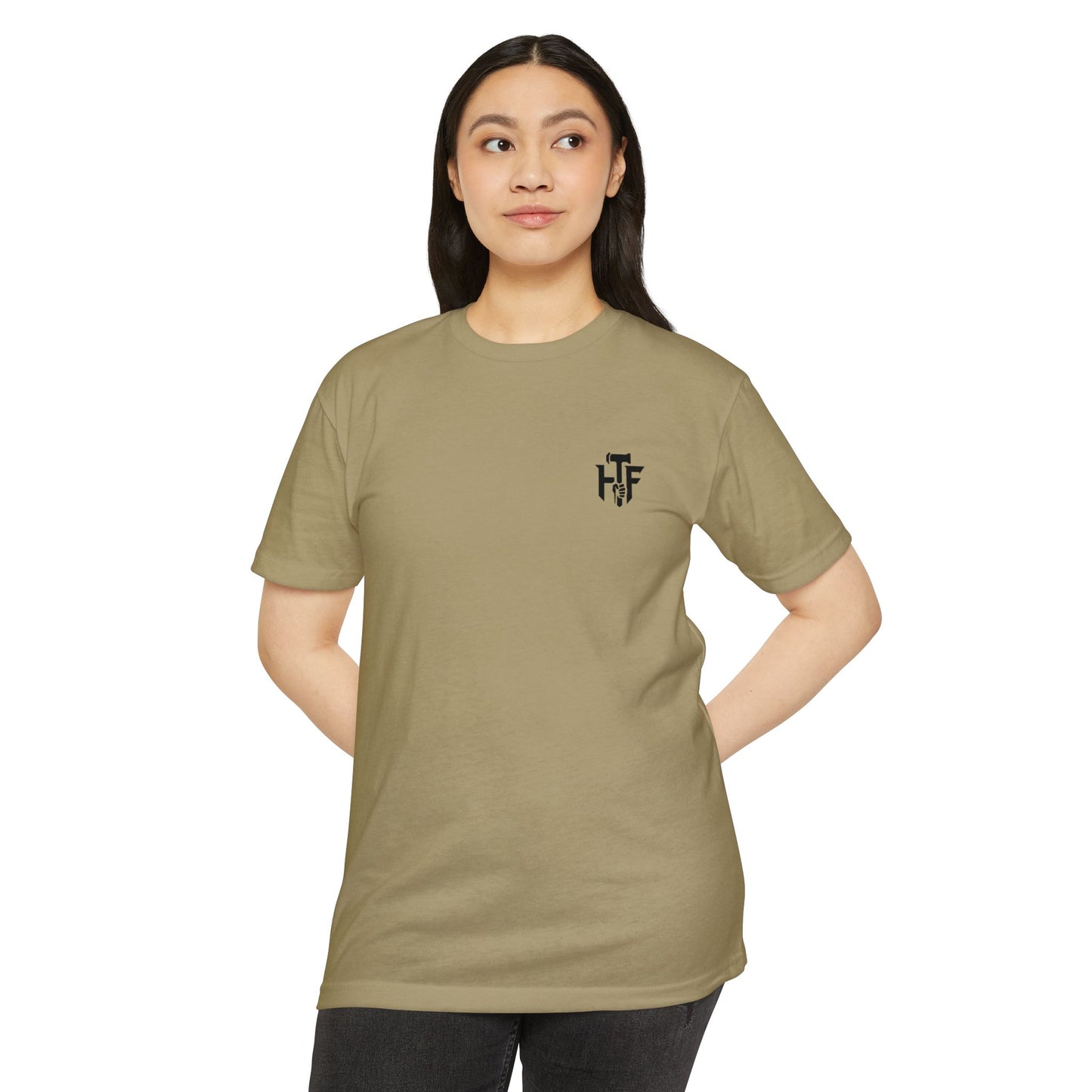Own the Night camper skull illustration T-shirt | Hammer Fist logo