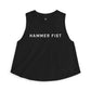 Hammer Fist Women's Crop Top – Minimalist Athletic Graphic Tank