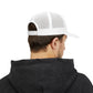 Trucker Cap — 'HF' Hammer Logo Snapback Hat, Rugged Industrial Workwear