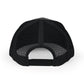 Trucker Cap — 'HF' Hammer Logo Snapback Hat, Rugged Industrial Workwear
