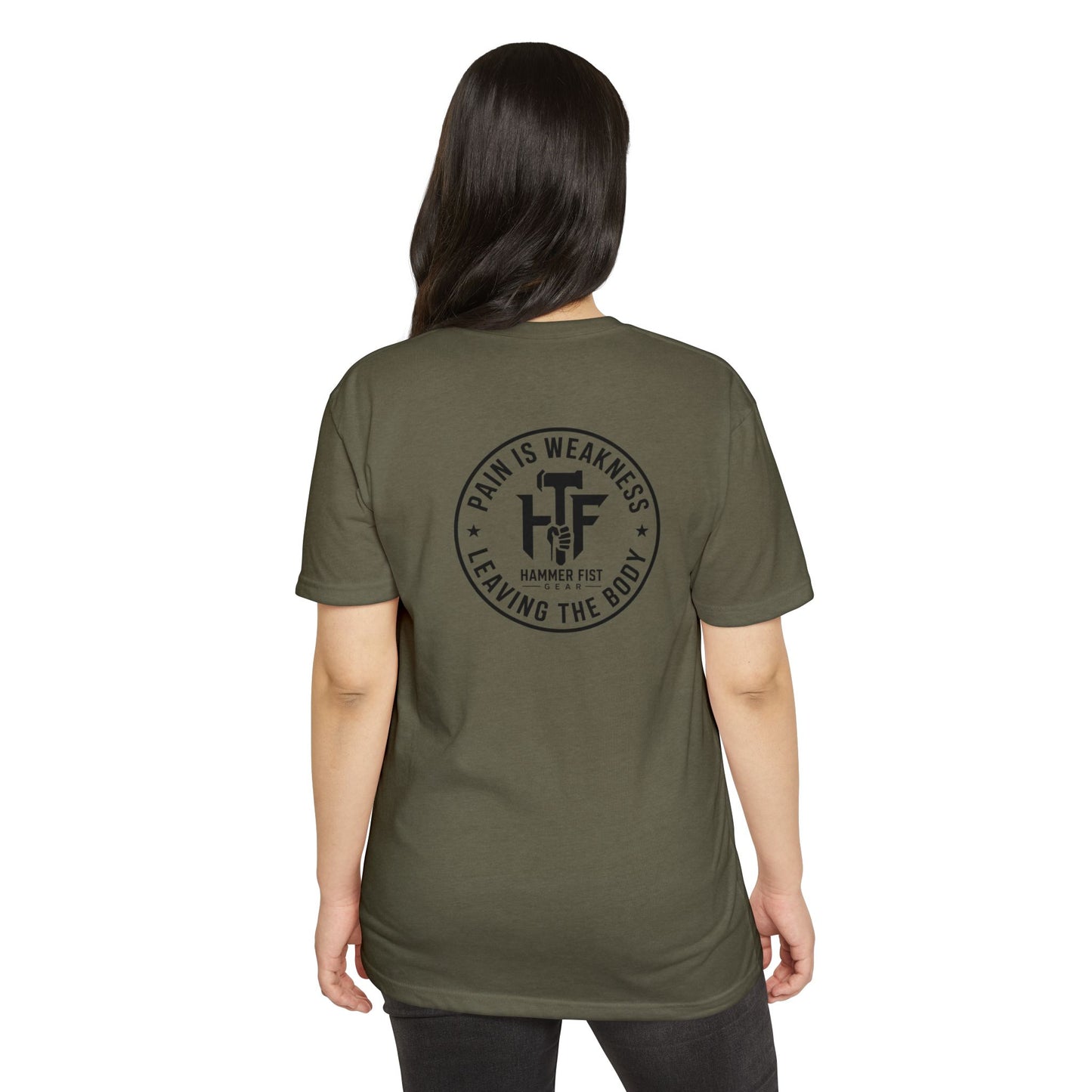 Own the Night camper skull illustration T-shirt | Hammer Fist logo