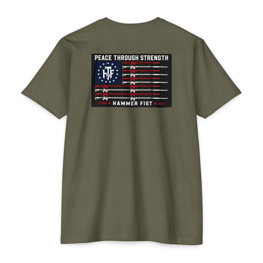 Own the Night camper skull illustration T-shirt | Hammer Fist logo
