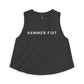Hammer Fist Women's Crop Top – Minimalist Athletic Graphic Tank