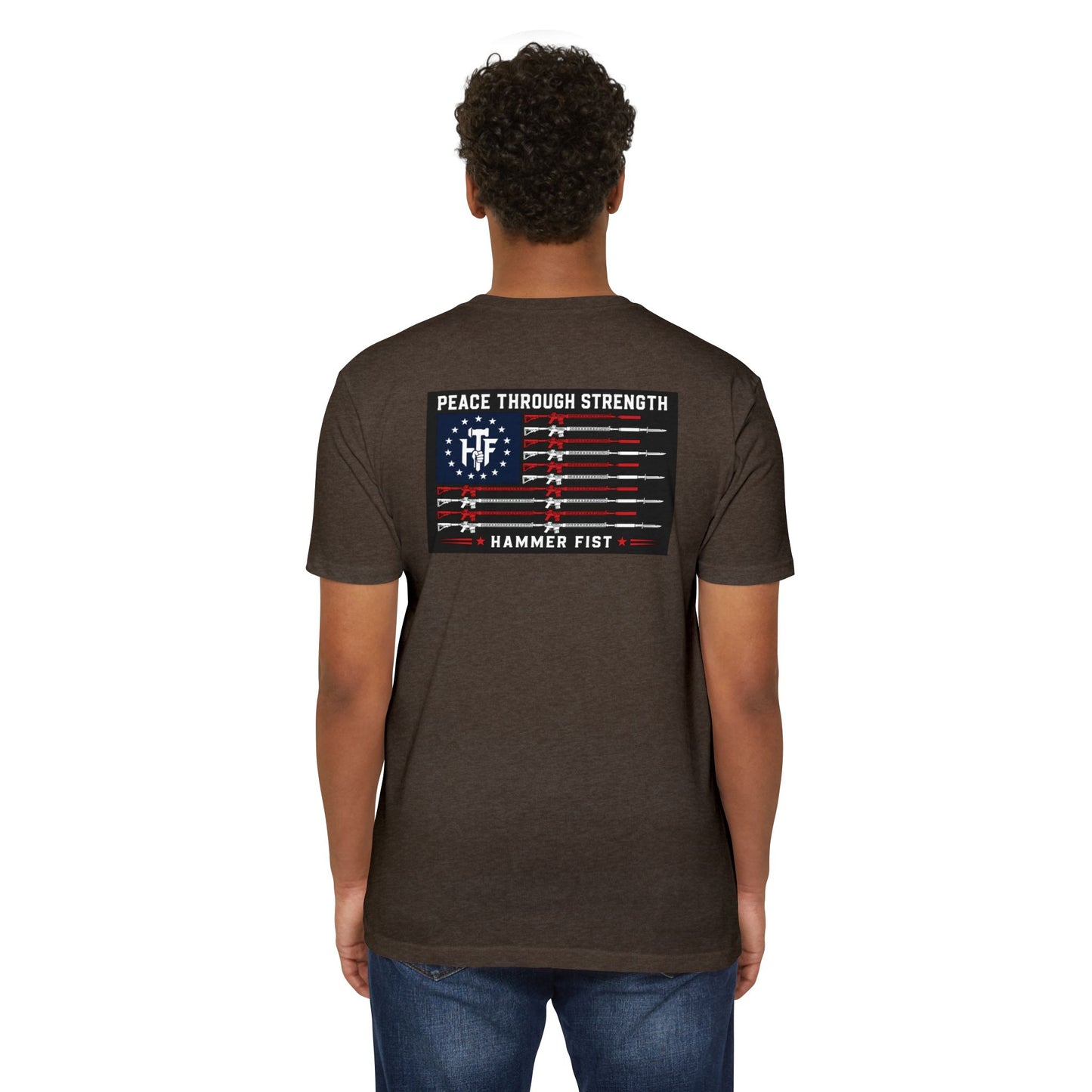 Own the Night camper skull illustration T-shirt | Hammer Fist logo