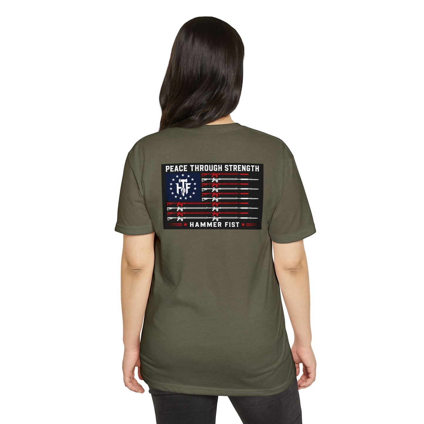 Own the Night camper skull illustration T-shirt | Hammer Fist logo
