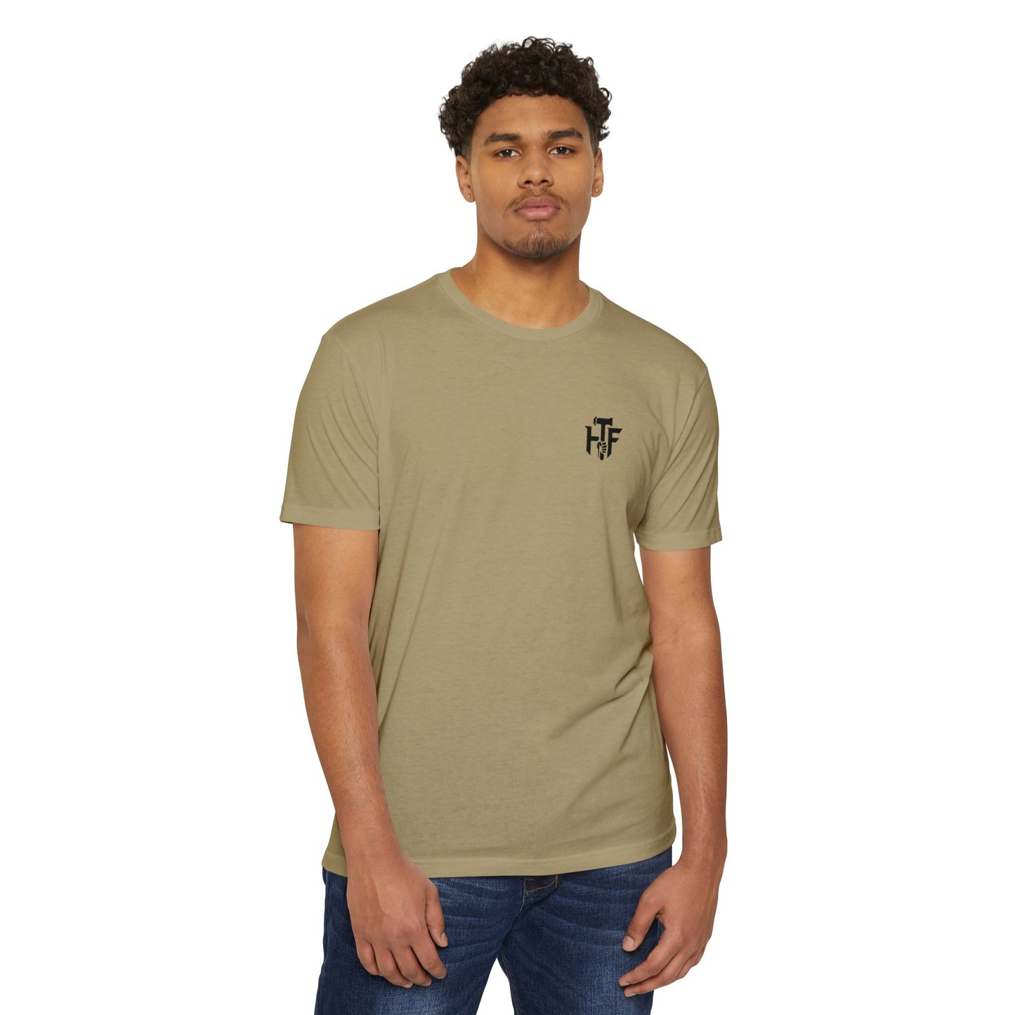 Own the Night camper skull illustration T-shirt | Hammer Fist logo