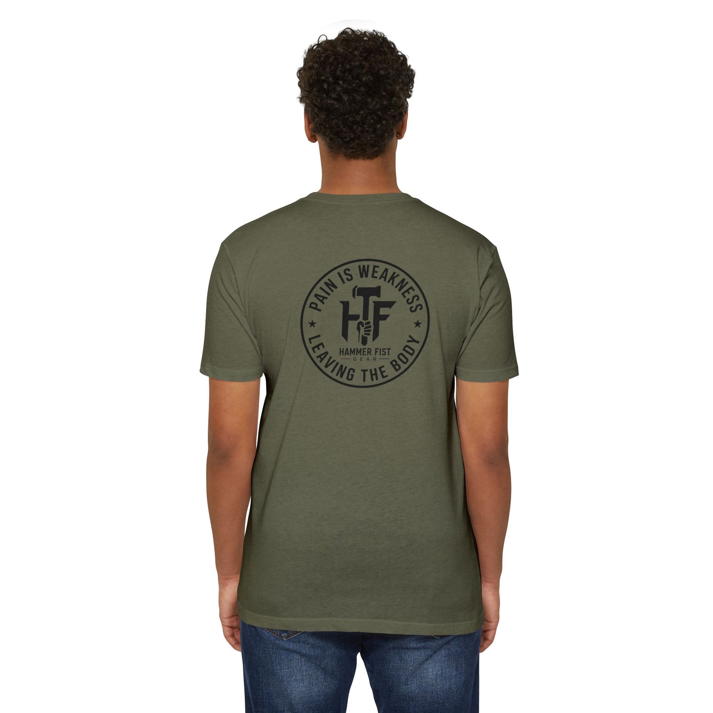Own the Night camper skull illustration T-shirt | Hammer Fist logo