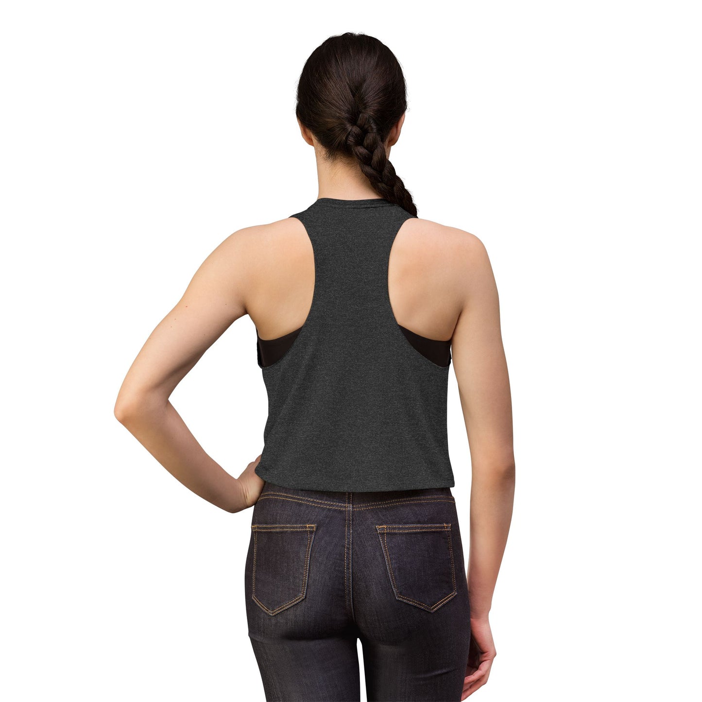 Hammer Fist Women's Crop Top – Minimalist Athletic Graphic Tank