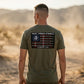 Own the Night camper skull illustration T-shirt | Hammer Fist logo