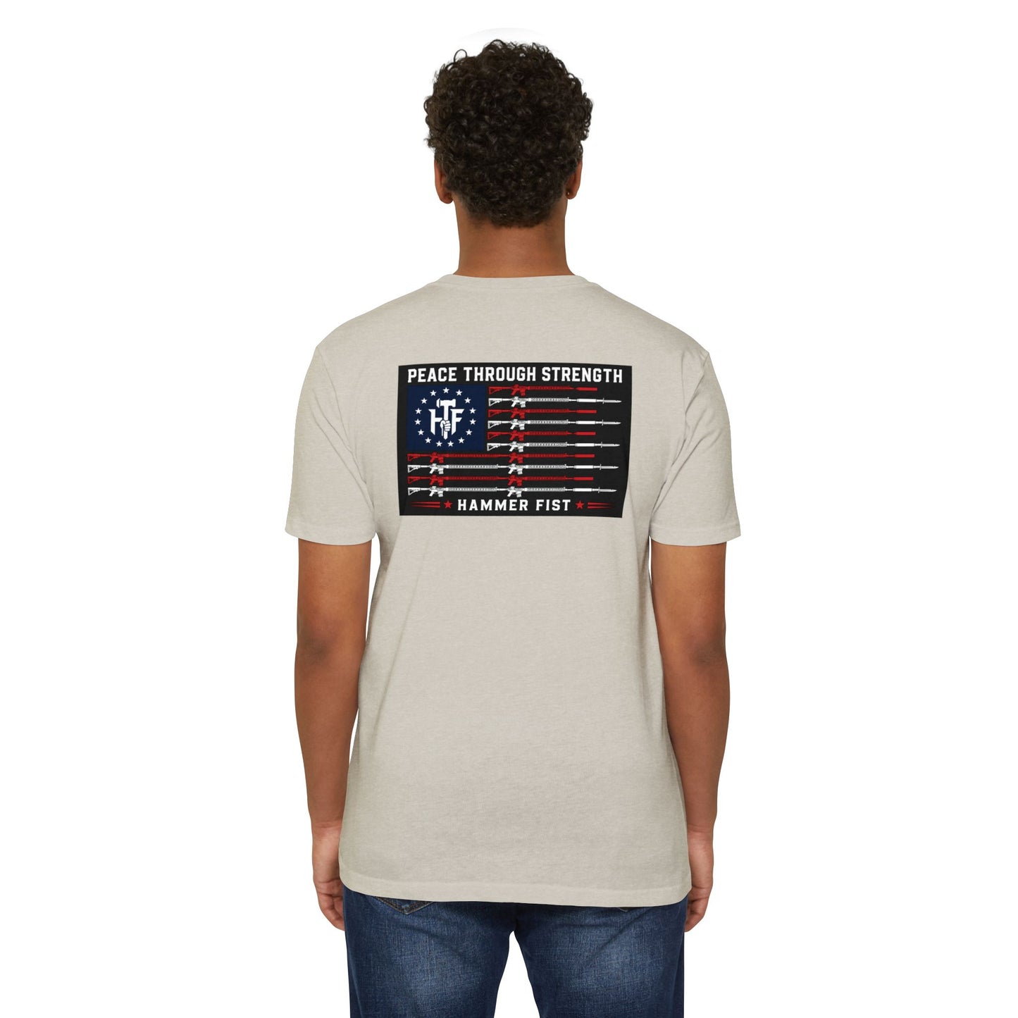 Own the Night camper skull illustration T-shirt | Hammer Fist logo
