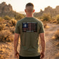 Own the Night camper skull illustration T-shirt | Hammer Fist logo