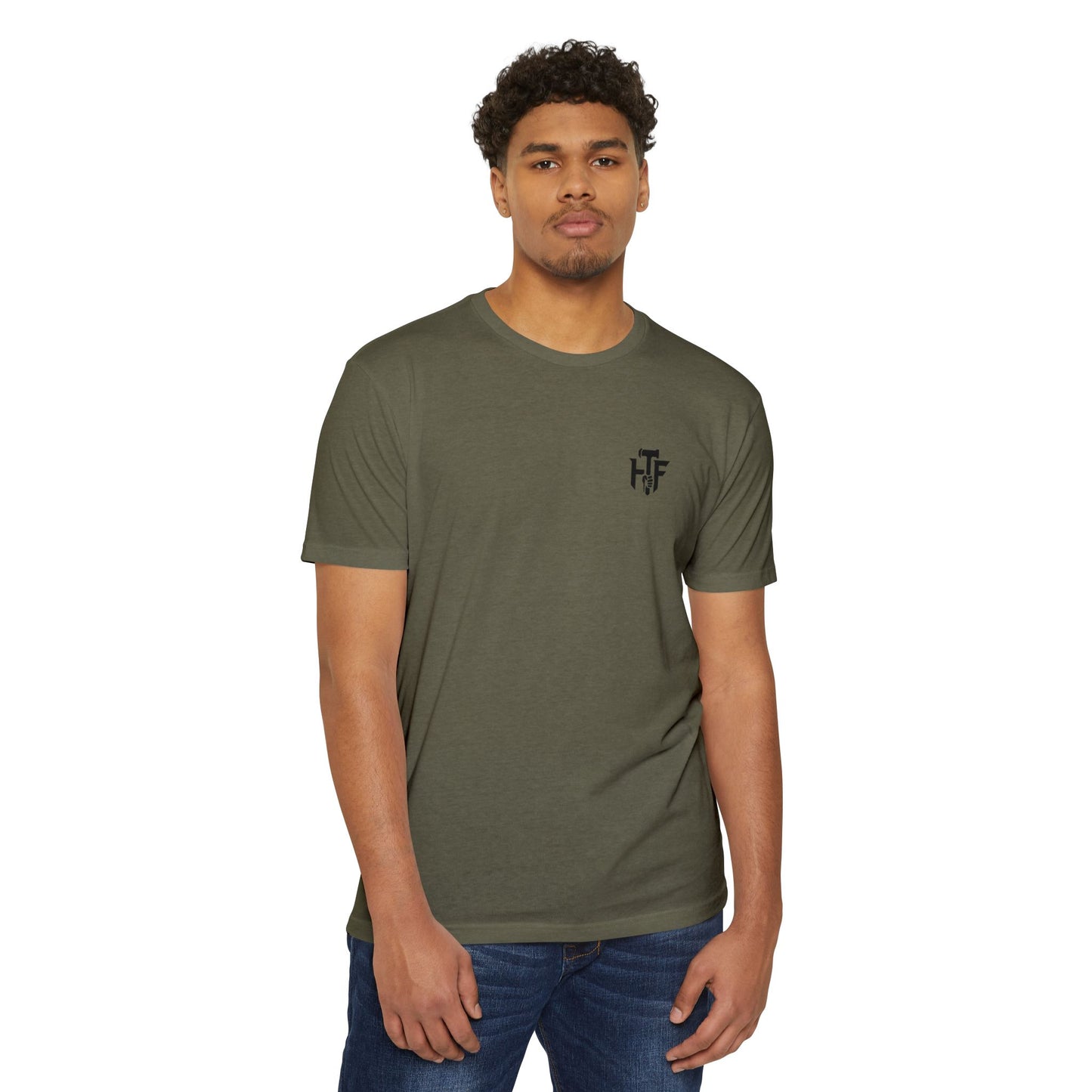 Own the Night camper skull illustration T-shirt | Hammer Fist logo