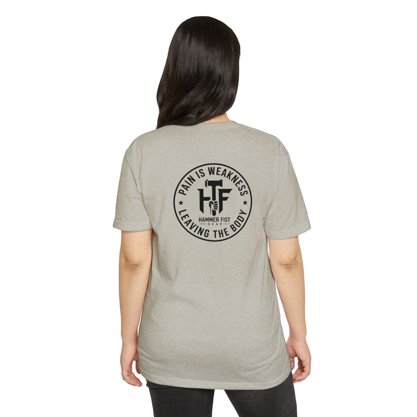 Own the Night camper skull illustration T-shirt | Hammer Fist logo