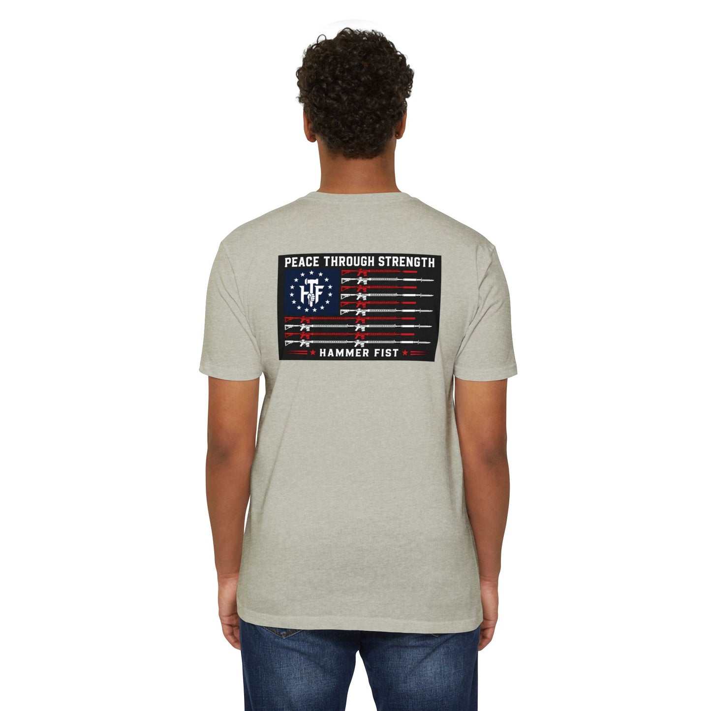 Own the Night camper skull illustration T-shirt | Hammer Fist logo