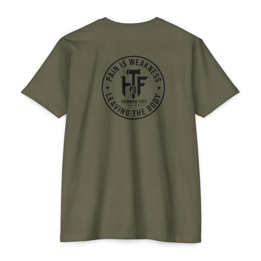 Own the Night camper skull illustration T-shirt | Hammer Fist logo