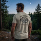 Own the Night camper skull illustration T-shirt | Hammer Fist logo