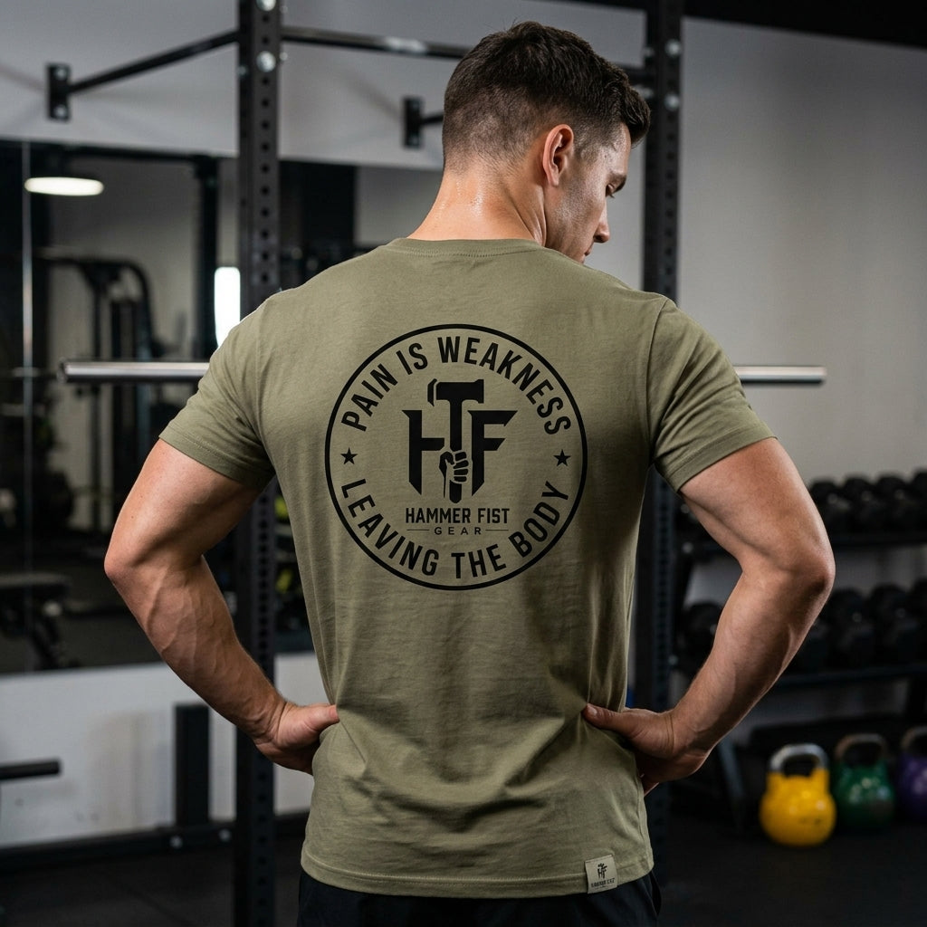 Own the Night camper skull illustration T-shirt | Hammer Fist logo