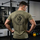 Own the Night camper skull illustration T-shirt | Hammer Fist logo